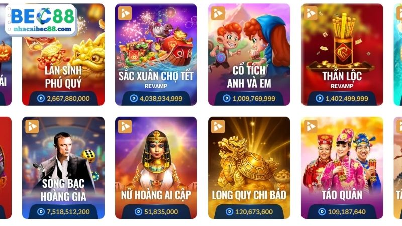 Top 5 Game Nổ Hũ BEC88 Dễ Nổ Được Cộng Đồng Game Lựa Chọn Các tiêu chí để lựa chọn game nổ hũ BEC88 dễ nổ nhất