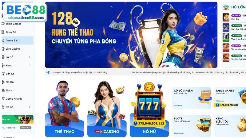 Lý do nên tham gia cá cược tại BEC88