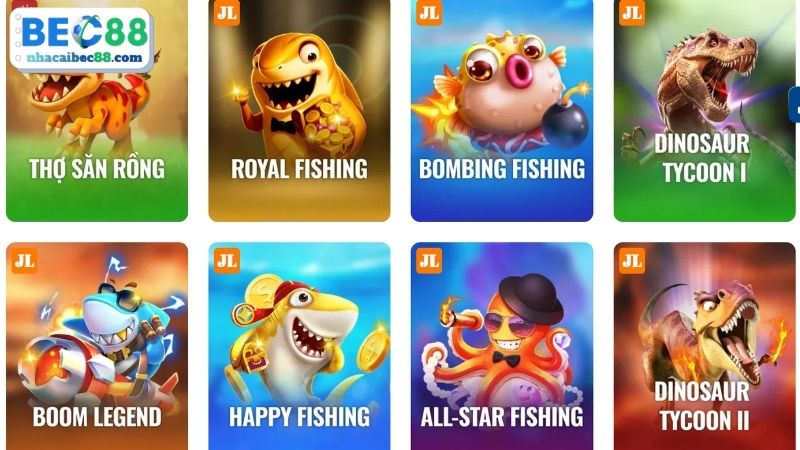 Ưu điểm nổi trội của game Bắn cá BEC88
